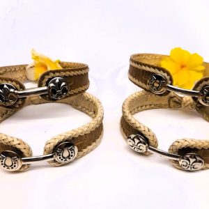 Pulsera de cuero con yunta