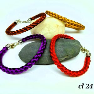Pulsera  trenza seda