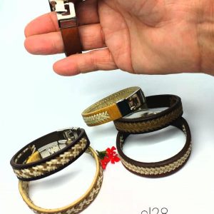 Pulsera bordado y tientos