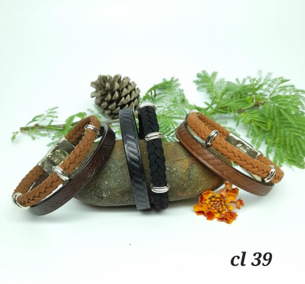Pulsera correa grabada
