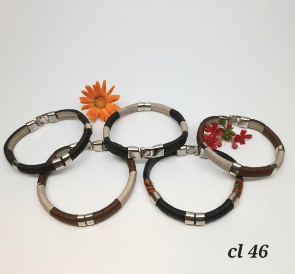 Pulsera hilo encerado