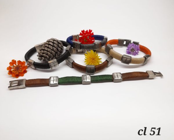 Pulsera hilo encerado