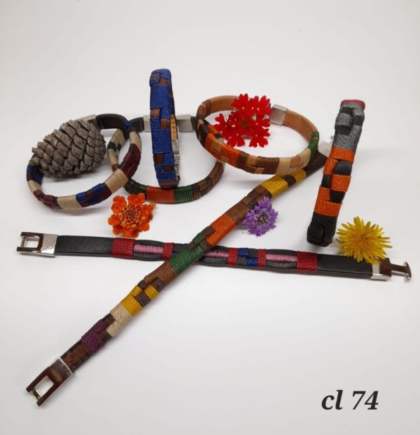 Pulsera hilo encerado