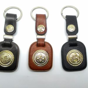 Llavero de cuero y alpaca cl76