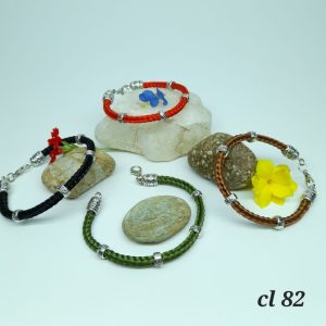 Pulsera trenza seda